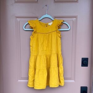 Cat & Jack Yellow Tiered Ruffled Sundress